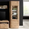 Wohnen Vitrinen<Schrank Vitrine aus Eiche Massivholz - Destal