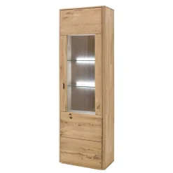 Wohnen Vitrinen<Schrank Vitrine aus Eiche Massivholz - Destal