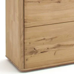 Wohnen Vitrinen<Schrank Vitrine aus Eiche Massivholz - Destal