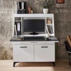 Wohnen Highboards|Tische<Schreibschrank mit Klappe & zwei Türen - Quakes