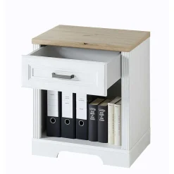 Wohnen Tische<Schreibtisch & Rollcontainer Set - Mehady (dreiteilig)