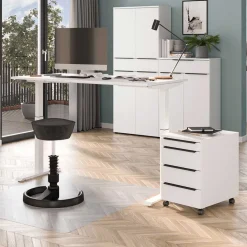 Wohnen Tische<Schreibtisch & Rollcontainer Set - Sparkle (zweiteilig)