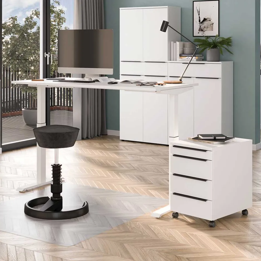 Wohnen Tische<Schreibtisch & Rollcontainer Set - Sparkle (zweiteilig)