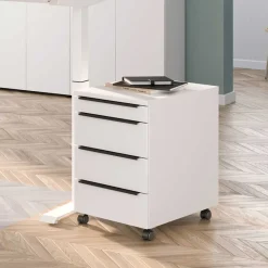 Wohnen Tische<Schreibtisch & Rollcontainer Set - Sparkle (zweiteilig)