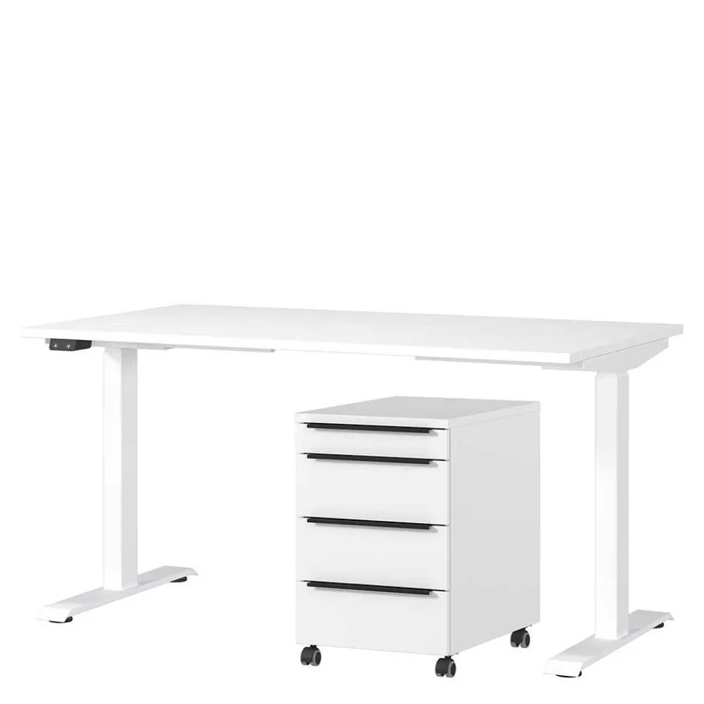 Wohnen Tische<Schreibtisch & Rollcontainer Set - Sparkle (zweiteilig)