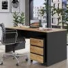 Wohnen Tische<Schreibtisch & Rollcontainer 158x79 cm - Contrage (zweiteilig)
