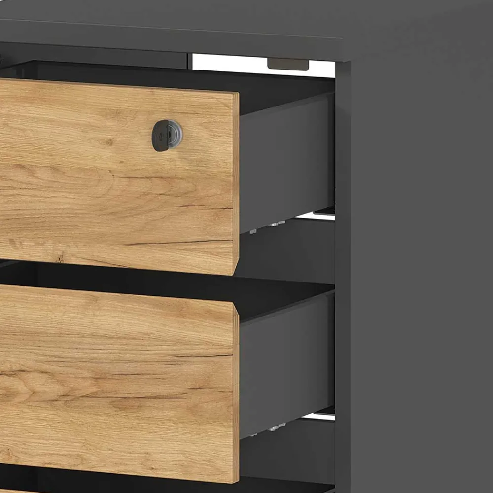 Wohnen Tische<Schreibtisch & Rollcontainer 158x79 cm - Contrage (zweiteilig)