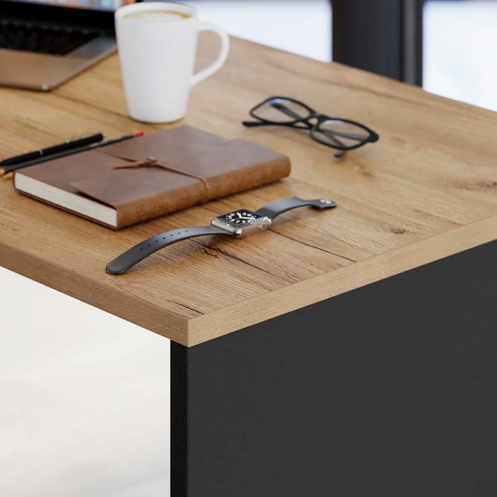 Wohnen Tische<Schreibtisch & Rollcontainer 158x79 cm - Contrage (zweiteilig)