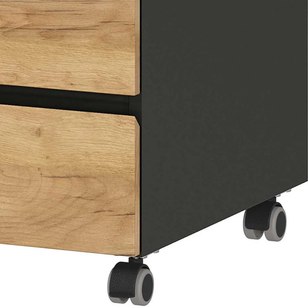 Wohnen Tische<Schreibtisch & Rollcontainer 158x79 cm - Contrage (zweiteilig)
