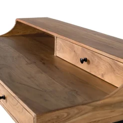 Wohnen Tische<Schreibtisch aus Akazie Massivholz - Sugora