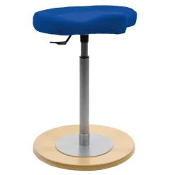 Wohnen Hocker<Schreibtisch Hocker in Blau Stoff - Morsina