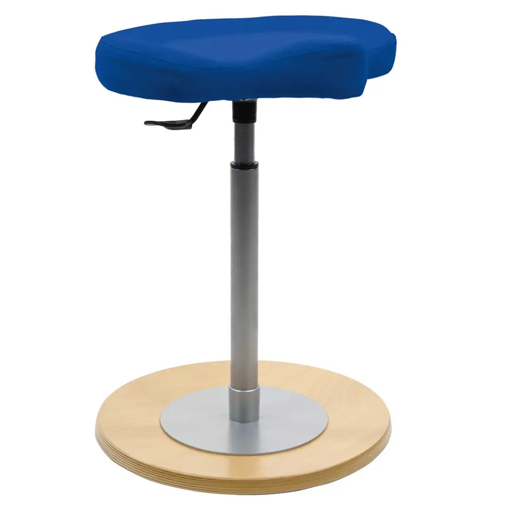 Wohnen Hocker<Schreibtisch Hocker in Blau Stoff - Morsina