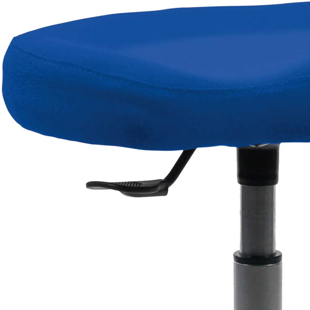 Wohnen Hocker<Schreibtisch Hocker in Blau Stoff - Morsina