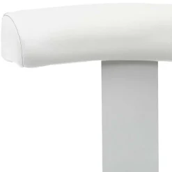 Wohnen Hocker<Schreibtisch Hocker mit Rückenlehne in Weiß - Tanta