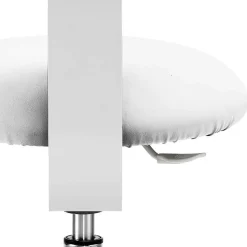 Wohnen Hocker<Schreibtisch Hocker mit Rückenlehne in Weiß - Tanta