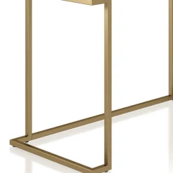 Wohnen Tische<Schreibtisch in Grau und Messing - Woman