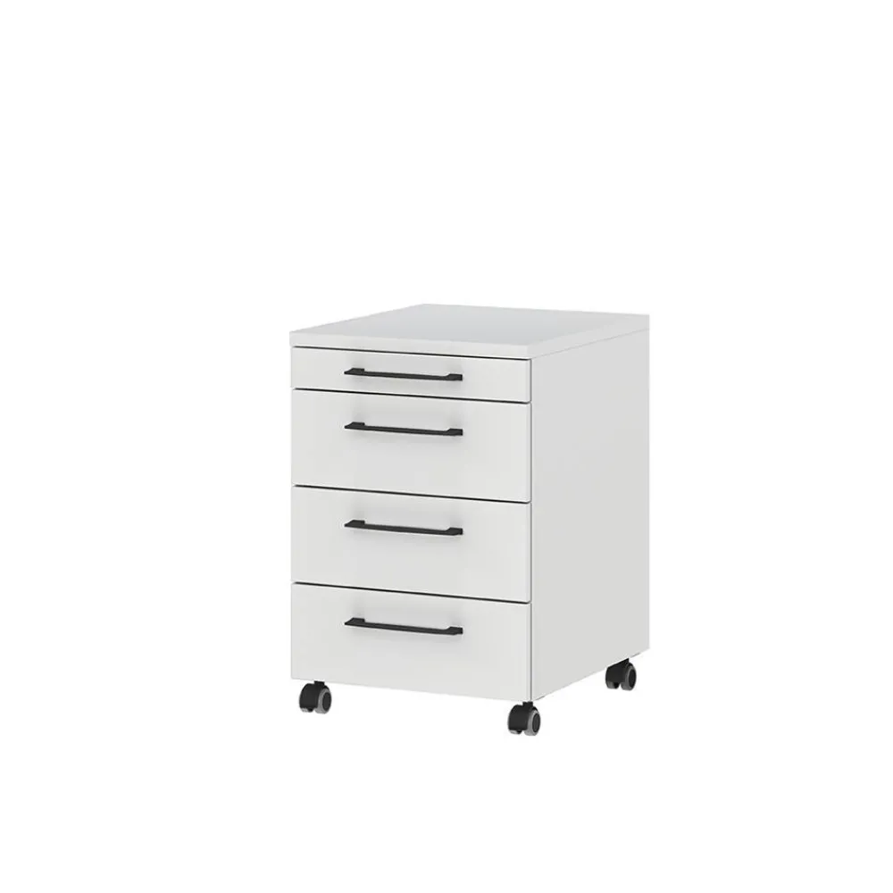 Wohnen Tische<Schreibtisch mit Rollcontainer Set - Chilena (zweiteilig)