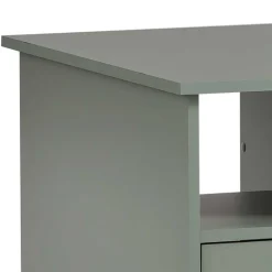 Wohnen Tische<Schreibtisch mit Schubladen in Graugrün - Fegura