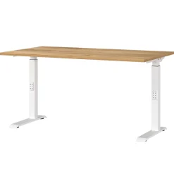 Wohnen Tische<Schreibtisch zum Sitzen und Stehen mit T Gestell - Stellario