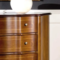 Wohnen Sideboards<Schubladen Kommode in Nussbaum Dentro im Barockstil