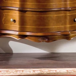 Wohnen Sideboards<Schubladen Kommode in Nussbaum Dentro im Barockstil