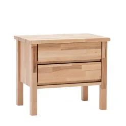 Wohnen Kommoden<Schubladen Nachtschrank Emena aus Massivholz Kernbuche