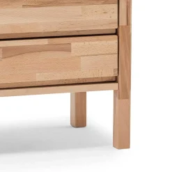 Wohnen Kommoden<Schubladen Nachtschrank Emena aus Massivholz Kernbuche