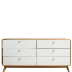 Wohnen Sideboards<6-Schubladen-Kommode im Scandi Chic - Jendren