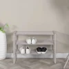 Wohnen Regale<Schuhregal mit drei Ablagen in Taupe - Cayman