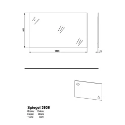 Wohnen Garderoben<Schuhschrank und Spiegel Set - Point (zweiteilig)