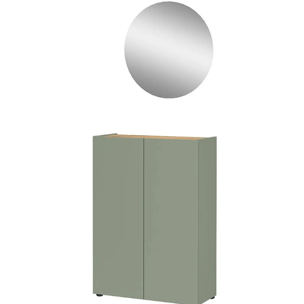 Wohnen Garderoben<Schuhschrank und Spiegel Set - Bien (zweiteilig)
