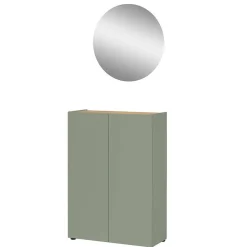 Wohnen Garderoben<Schuhschrank und Spiegel Set - Bien (zweiteilig)