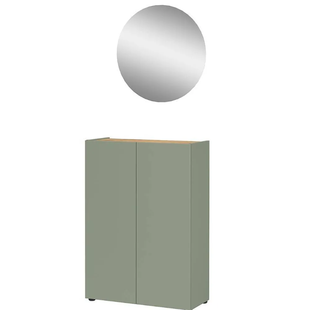 Wohnen Garderoben<Schuhschrank und Spiegel Set - Bien (zweiteilig)
