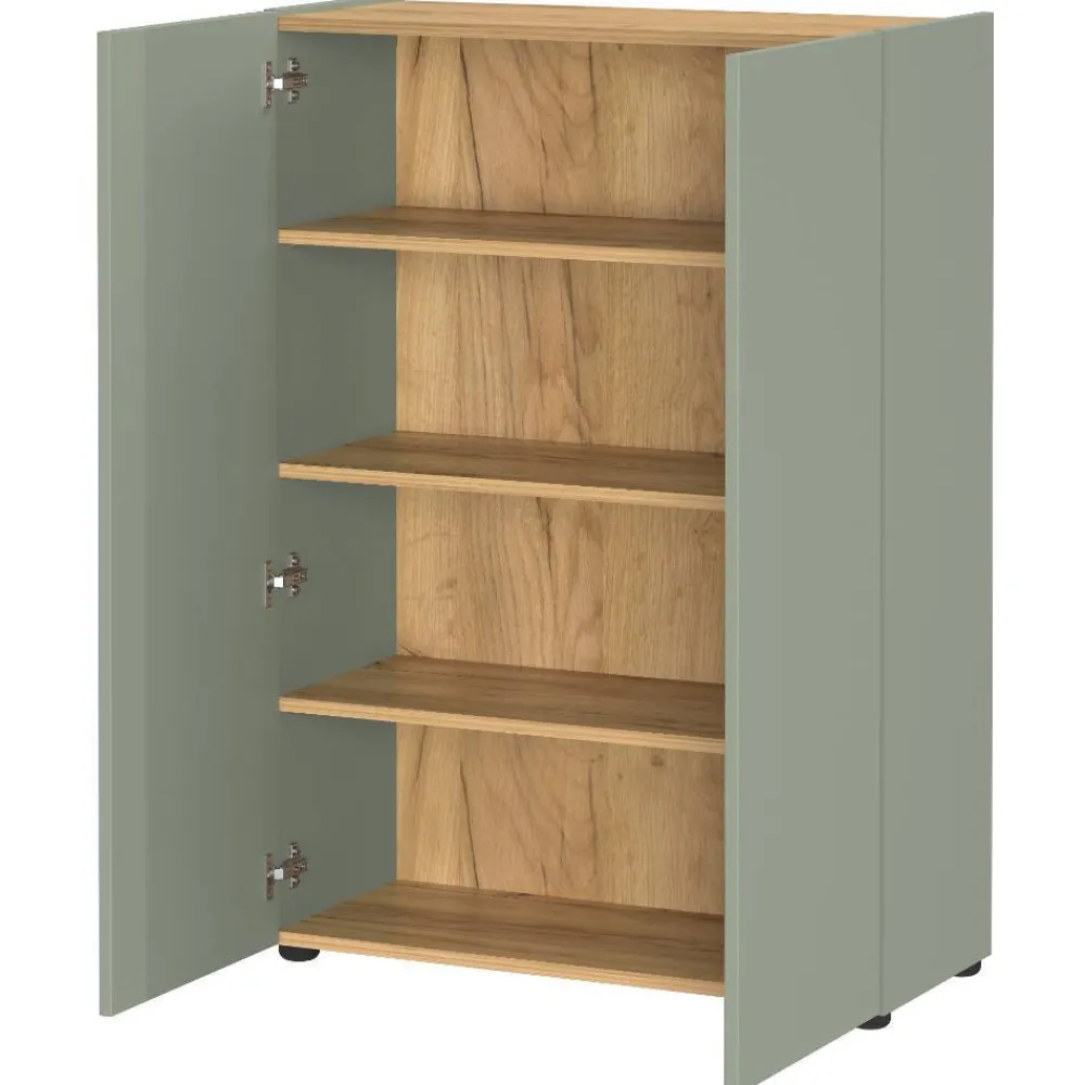 Wohnen Garderoben<Schuhschrank und Spiegel Set - Bien (zweiteilig)
