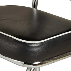 Wohnen Sitzgruppe<Schwarz Weißes Bartisch Set Barataria im Retro Diner Style (fünfteilig)