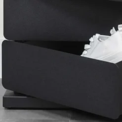 Wohnen Kommoden<Schwarze Design Stahlkommode mit drei Schubladen - Zunil