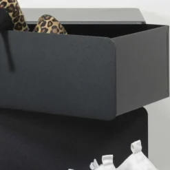 Wohnen Kommoden<Schwarze Design Stahlkommode mit drei Schubladen - Zunil