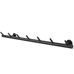 Wohnen Garderoben<Schwarze Metallgarderobe mit 7 Haken - Kaserta