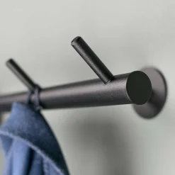 Wohnen Garderoben<Schwarze Metallgarderobe mit 7 Haken - Kaserta