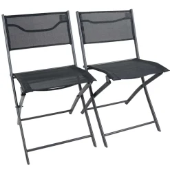 Wohnen Sitzgruppe<Schwarze Outdoor Essgruppe Set - Xenata (fünfteilig)