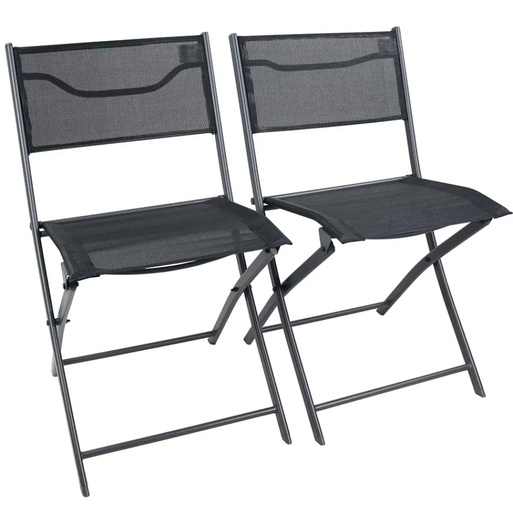 Wohnen Sitzgruppe<Schwarze Outdoor Essgruppe Set - Xenata (fünfteilig)