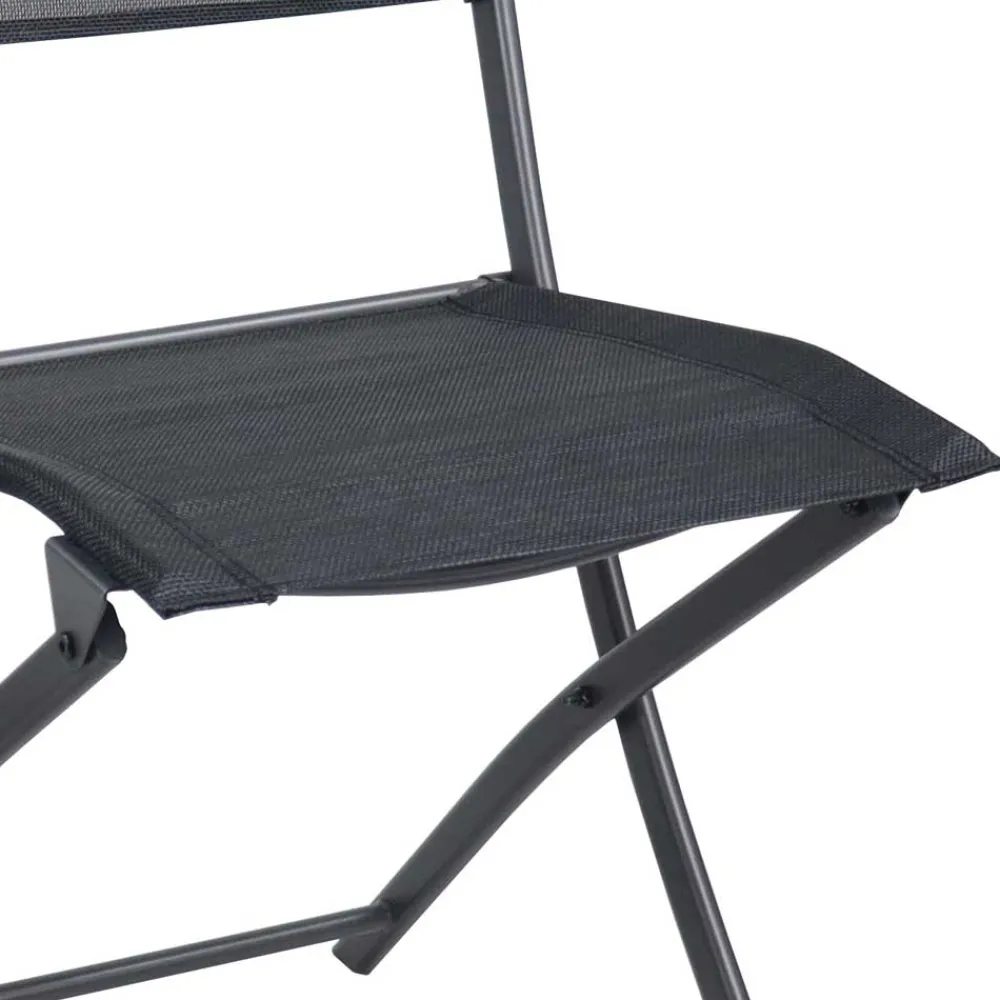 Wohnen Sitzgruppe<Schwarze Outdoor Essgruppe Set - Xenata (fünfteilig)