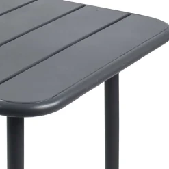 Wohnen Sitzgruppe<Schwarze Outdoor Essgruppe Set - Xenata (fünfteilig)