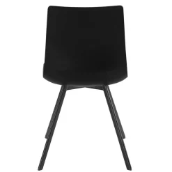 Wohnen Stühle<Schwarze Schalenstühle modern - Tessa (2er Set)
