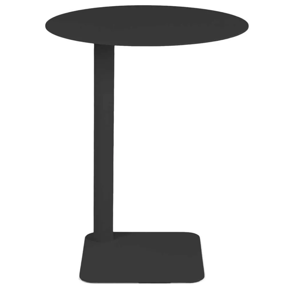 Wohnen Tische<Schwarzer Beistelltisch mit 40 cm Durchmesser - Ridona