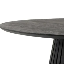 Wohnen Tische<Schwarzer Design Säulentisch mit Schweizer Kante - Vamaica