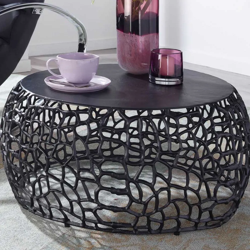 Wohnen Tische<Schwarzer Designtisch fürs Wohnzimmer - Ernestan