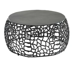 Wohnen Tische<Schwarzer Designtisch fürs Wohnzimmer - Ernestan
