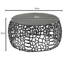 Wohnen Tische<Schwarzer Designtisch fürs Wohnzimmer - Ernestan
