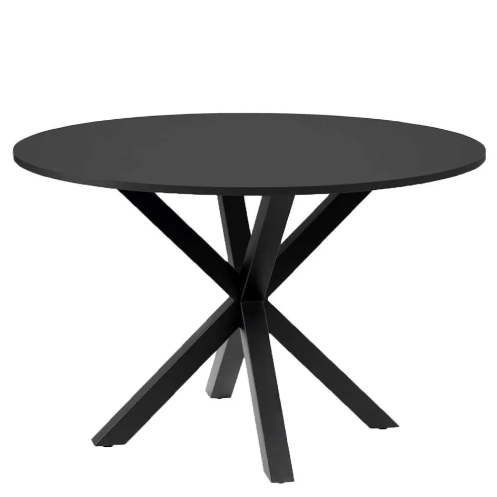 Wohnen Tische<Schwarzer Küchentisch in modernem Design - Aknita